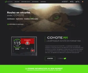 Coyotesystems.be(Avertisseurs de radars) Screenshot