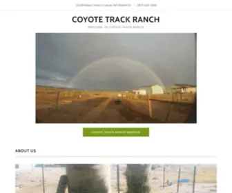 Coyotetrackranch.com(Coyotetrackranch) Screenshot