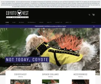 Coyotevest.com(CoyoteVest Pet Body Armor) Screenshot