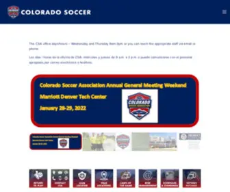 Coyouthsoccer.org(CSA) Screenshot