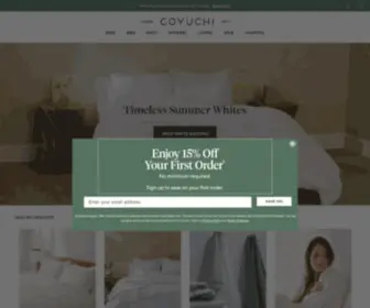 Coyuchi.com(Organic Bedding) Screenshot