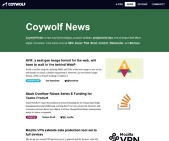 Coywolf.news(Marketing & Technology News by Coywolf) Screenshot