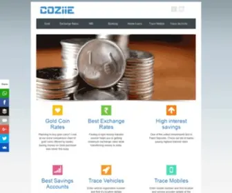 Coziie.com(Gold Coin Rates) Screenshot