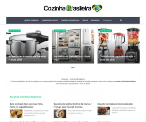 Cozinhabrasileira.com(Cozinha Brasileira) Screenshot