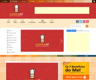 Cozinhagif.com.br(Cozinha Gif) Screenshot