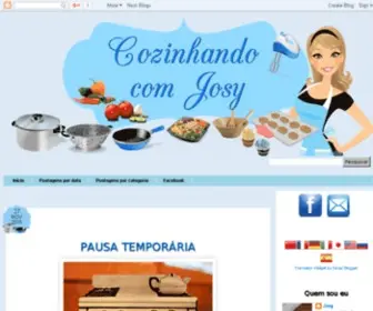 Cozinhandocomjosy.com(Cozinhando com Josy) Screenshot