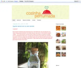 Cozinhaperfumada.com(Cozinha Perfumada) Screenshot