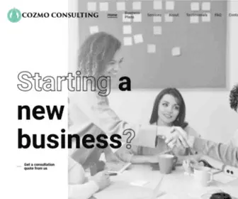 Cozmoconsulting.com(Consulting Services) Screenshot