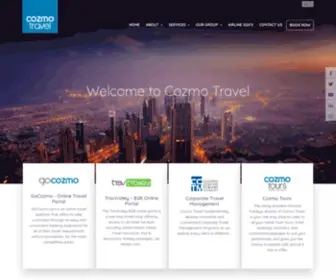Cozmotravel.com(Cozmo Travel) Screenshot