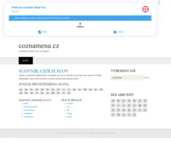 Coznamena.cz(Slovník) Screenshot