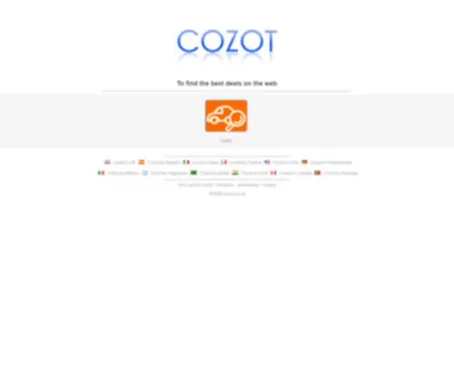 Cozot.co.uk(Cars Cozot) Screenshot