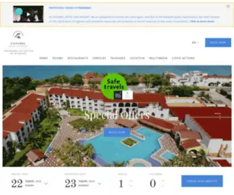 Cozumelhotel.com.mx(Cozumel Hotel & Resort) Screenshot