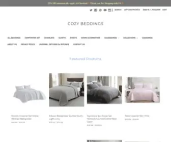 Cozybeddings.com(Cozy Beddings) Screenshot