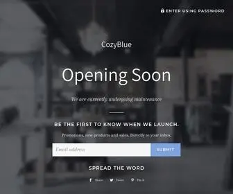 Cozyblue.co(CozyBlue) Screenshot