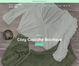 Cozycupcakeboutique.com(Cozy Cupcake Boutique) Screenshot