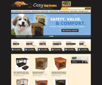 Cozydogcrates.com(Dog Crates) Screenshot