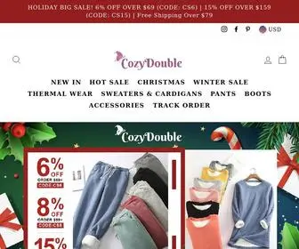 Cozydouble.com(Buy Fashion Women's Clothing On) Screenshot