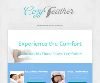 Cozyfeather.com(Cozy Feather) Screenshot