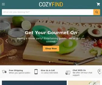 Cozyfind.com(Cozy-find) Screenshot