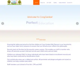 Cozygardenkids.com(Cozy Garden Kids Day Care) Screenshot