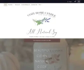 Cozyhomecandle.com(All Natural Soy) Screenshot