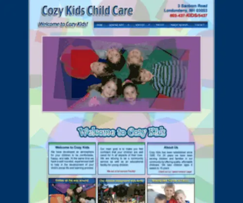 Cozykidschildcare.com(Cozy Kids Child Care Inc) Screenshot
