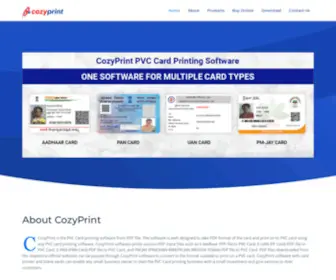 Cozyprint.net(PVC Card Printing Software) Screenshot