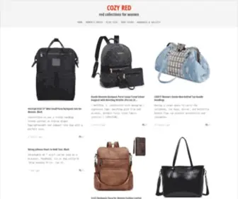 Cozyred.com(Woman's Clothing and Style source) Screenshot