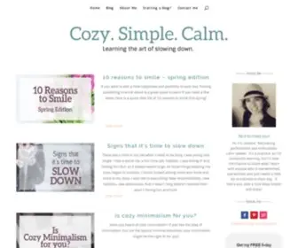 Cozysimplecalm.com(Cozy) Screenshot