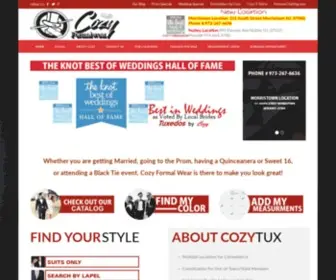 Cozytux.com(CozyFormalwear) Screenshot