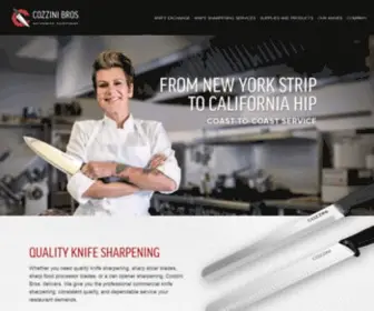 Cozzinibros.com(Knife Sharpening) Screenshot