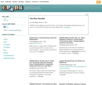 CP-DR.com(California Planning & Development Report) Screenshot