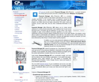CP-Lab.com(Password Manager XP is a multi) Screenshot