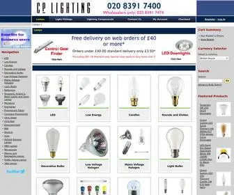 CP-Lighting.co.uk(CP Lighting Ltd) Screenshot