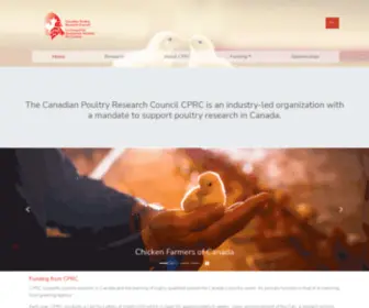 CP-RC.ca(Canadian Poultry Research Council) Screenshot