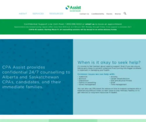 Cpa-Assist.ca(Cpa Assist) Screenshot