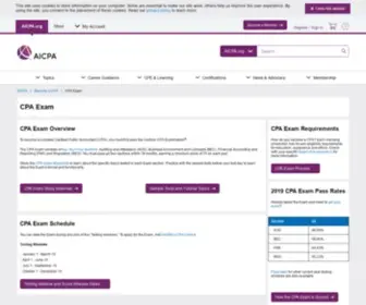 Cpa-Exam.org(CPA Exam) Screenshot