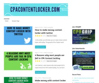 Cpacontentlocker.com(The Ultimate Resource for CPA Content Locking) Screenshot