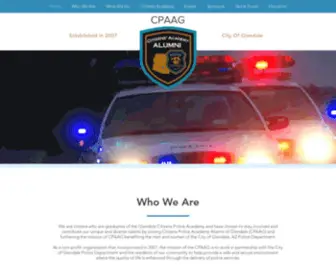 Cpaag.org(Citizens Police Academy Alumni of Glendale) Screenshot