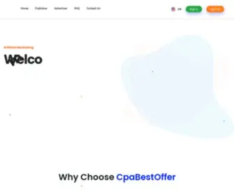 Cpabestoffer.com(Worldwide Best Affiliate Network 2021) Screenshot