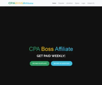 Cpabossaffiliate.com(CPA Boss Affiliate) Screenshot