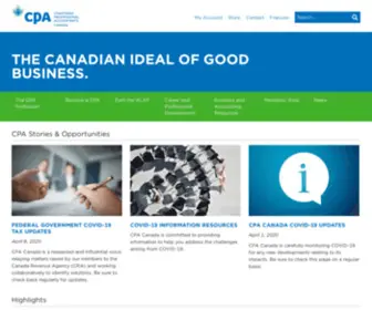 Cpacanada.ca(Cpa canada) Screenshot
