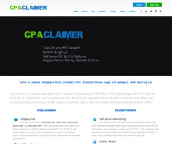 Cpaclaimer.com(CPA Claimer) Screenshot