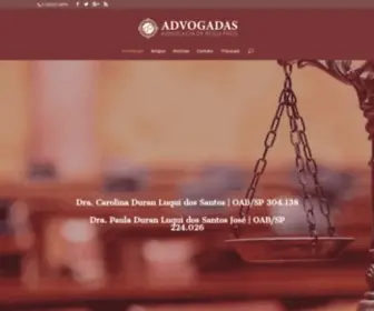 Cpadvogadas.com.br(Dra. Carolina Duran Luqui dos Santos) Screenshot