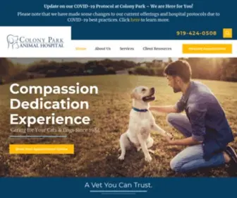 Cpah.net(Animal Hospital in Durham) Screenshot