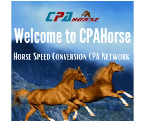 Cpahorse.com(Cpahorse) Screenshot