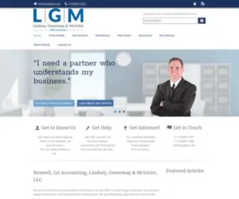 Cpalgm.com(Roswell, GA CPA) Screenshot