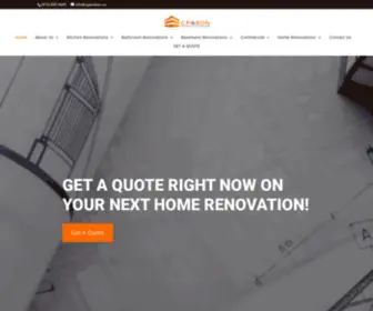 Cpandson.ca(General Contractors Ottawa) Screenshot