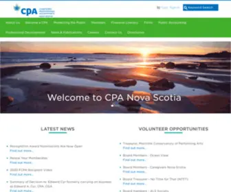 Cpans.ca(CPA Nova Scotia) Screenshot