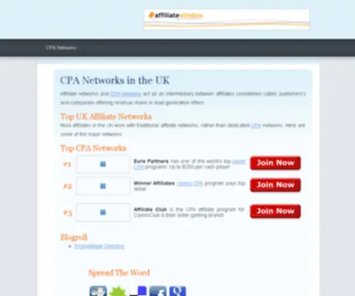 Cpaoffers.com(CPA Offers) Screenshot